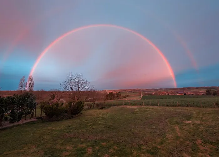 Belle, Piscine Privee, Vue Sur La Campagne בית נופש