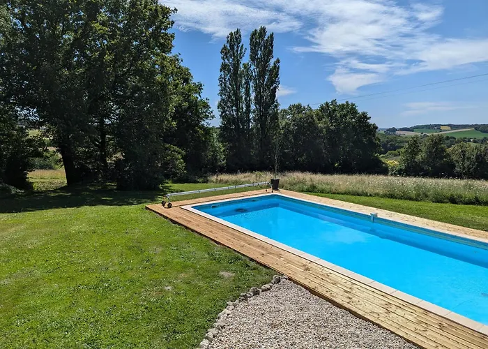 Belle, Piscine Privee, Vue Sur La Campagne * Nonac