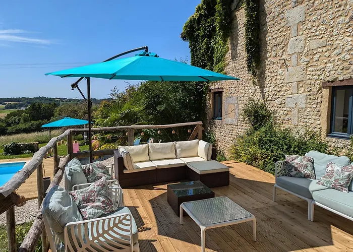 Belle, Piscine Privee, Vue Sur La Campagne בית נופש *